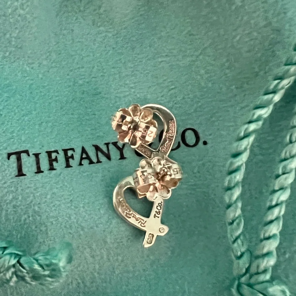 🌸🌸 Authentic Tiffany & Co. Paloma Picasso Sterling Silver Loving Heart E… - Picture 5 of 7
